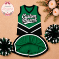 ** Custom Mascot** Green Cheer Set