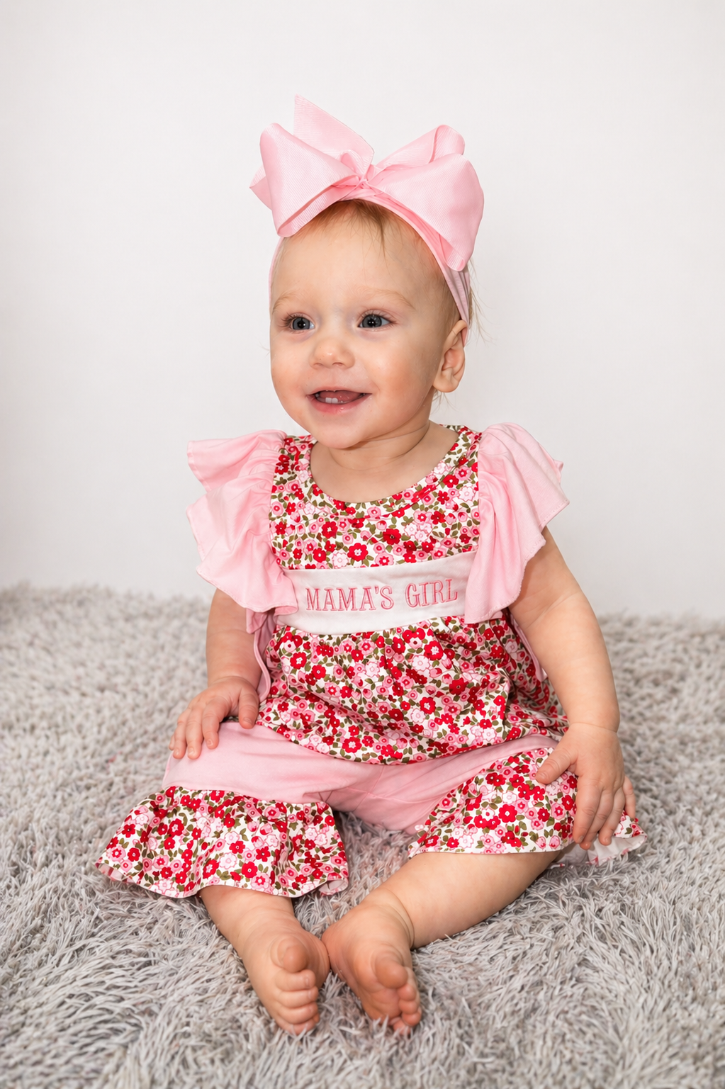 Mama’s Girl Ruffle Short Set