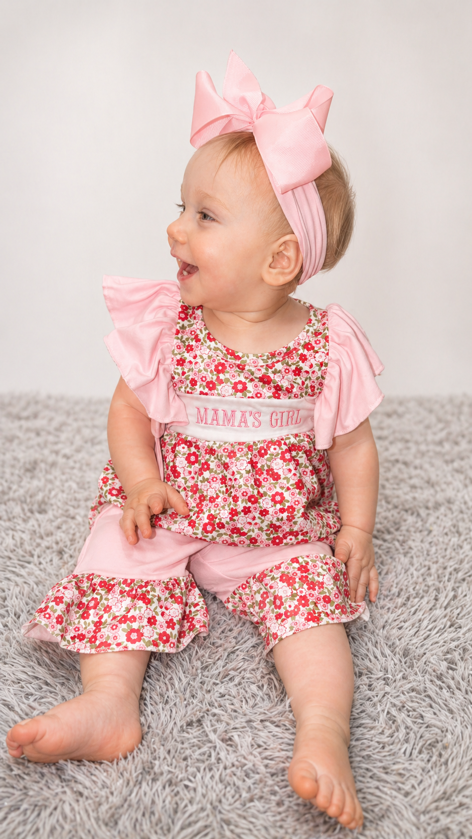 Mama’s Girl Ruffle Short Set