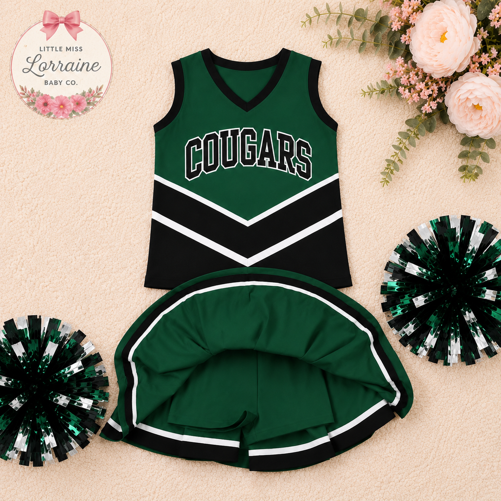 Green and Black Cheer Set