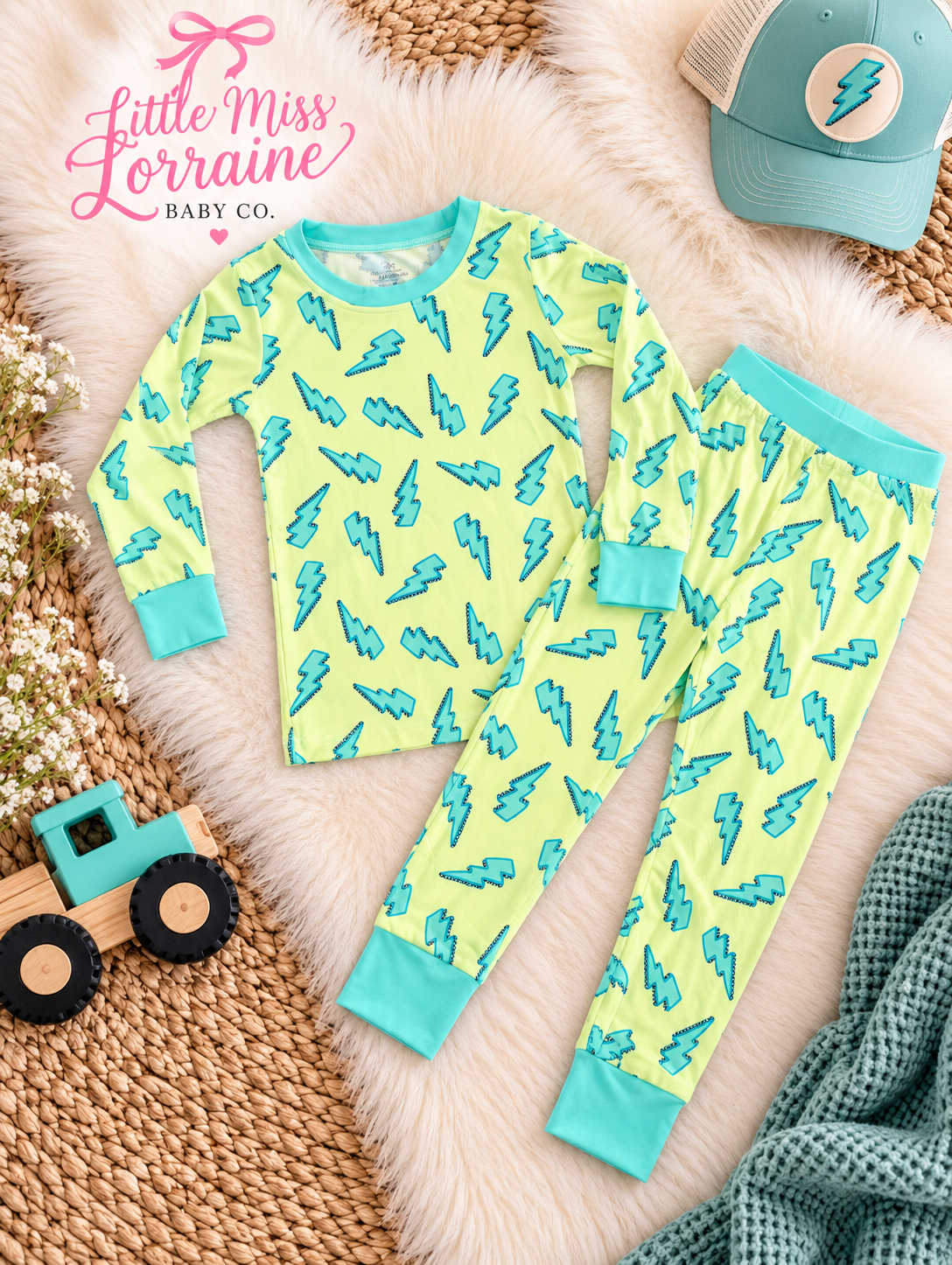 Full Charge Bamboo Two-Piece Pajama Set