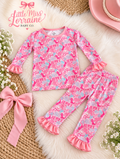 Howdy Darlin' Bamboo Ruffle Pajama Set