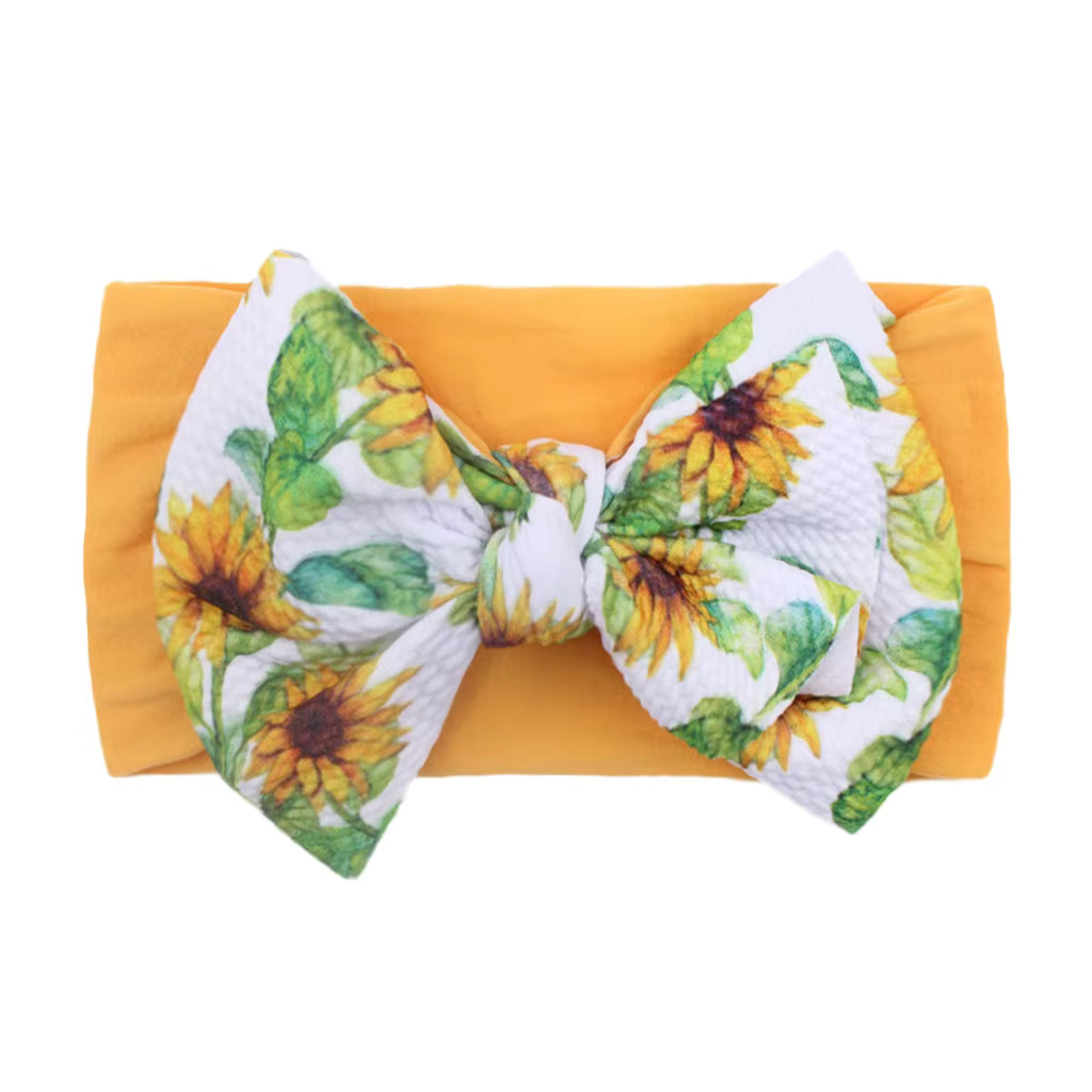 Sunny Bloom Bow Headband\