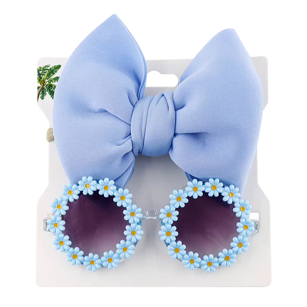 Blue sunshine and shades set