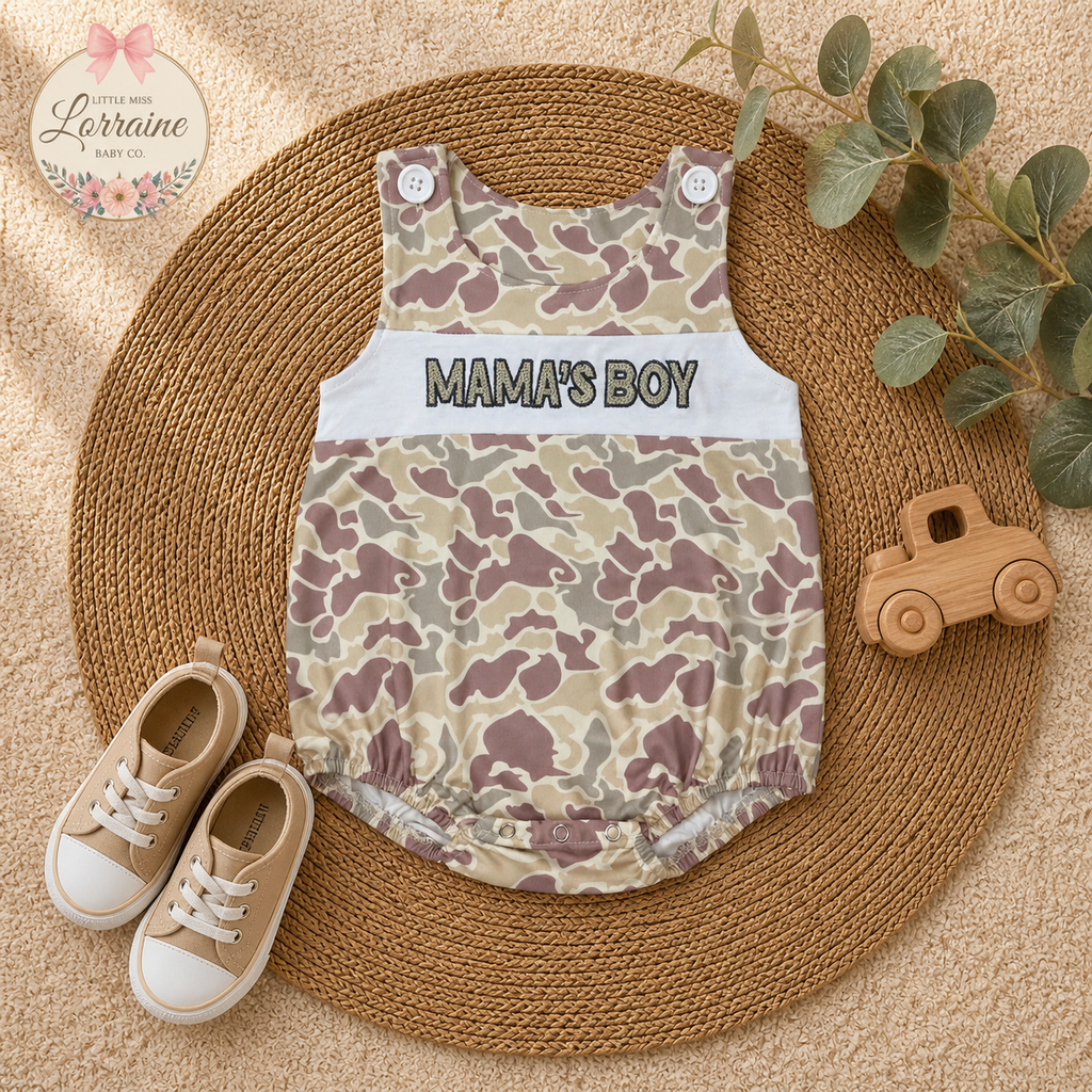 Mama’s Boy Camo Bubble