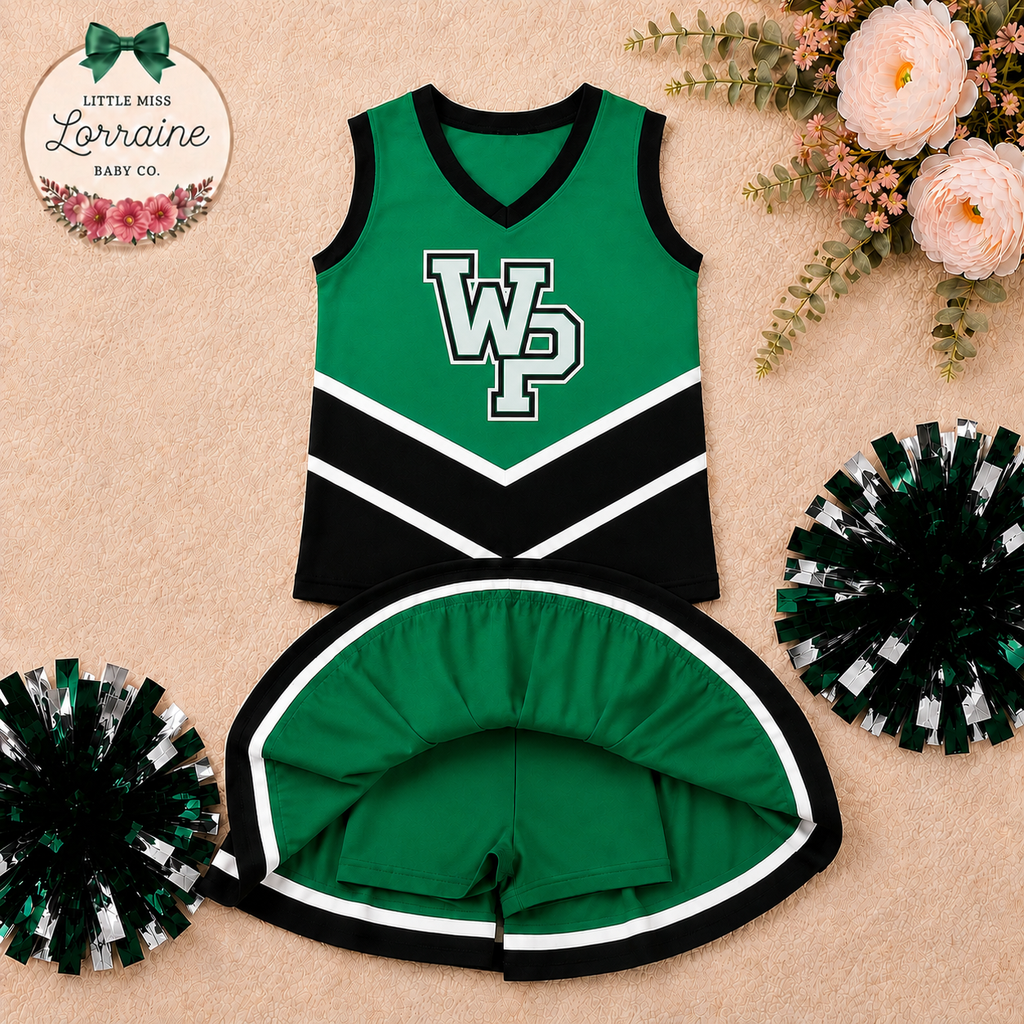 ** Custom Mascot** Green Cheer Set